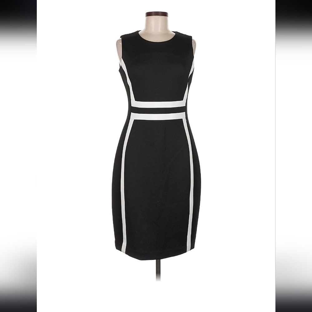 Calvin Klein Black and White Dress